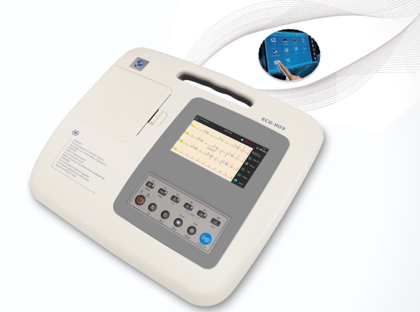 Electrocardiógrafo ECG-1103L