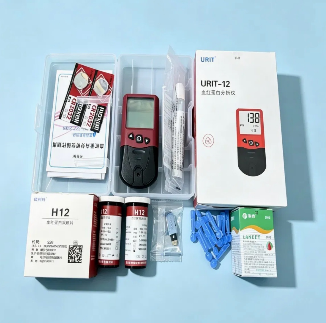 KIT URIT-12 Analizador portátil de Hemoglobina y Hematocrito in Vitro - Imagen 5